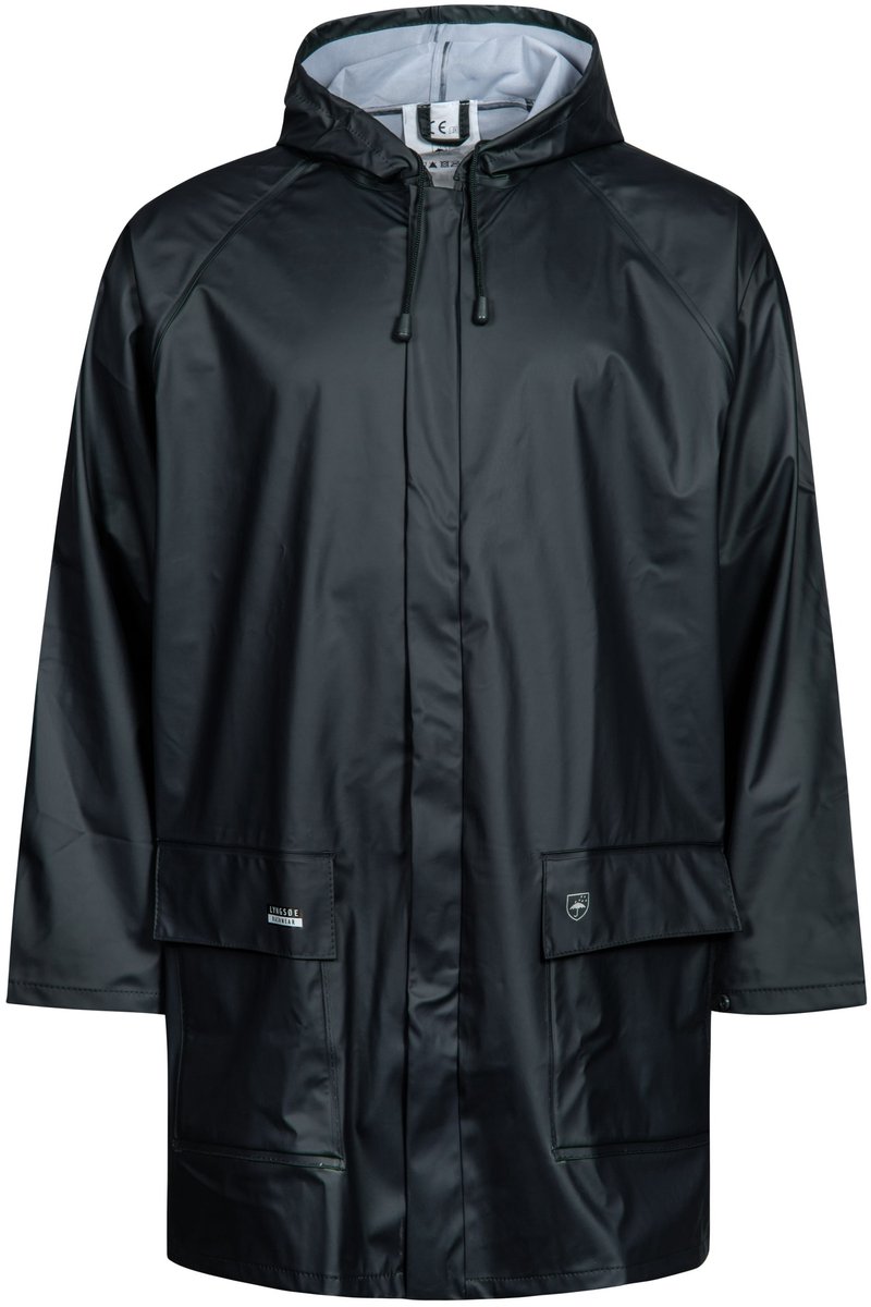 Donkerblauwe regenjas van Lyngsøe Rainwear
