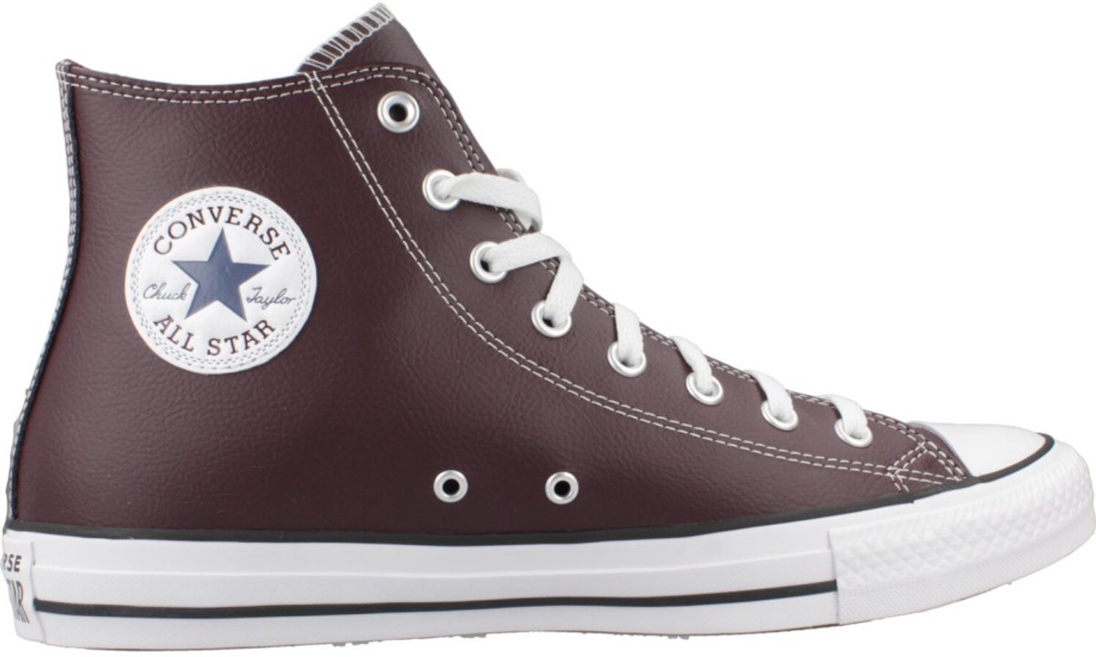 CONVERSE CHUCK TAYLOR ALL STAR FAUX LEATHER Bordeuax 42 5 EU Bordeaux