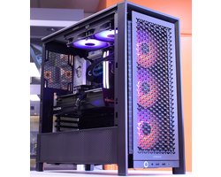 GamingLand Premium G240-W11 Gaming PC / Streaming PC - Ryzen 9 9950X3D - 32GB DDR5 - 2TB SSD nvme - Nvidia RTX 5070 12GB - Waterkoeler -Wifi & Bluetooth - Windows 11 pro