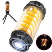 needventure® Oplaadbare Zaklamp - Multifunctionele Lamp LED Oplaadbaar - Campinglamp - Kampeerlamp - Tentlamp - Camping Leeslamp - USB-C Oplaadbaar - IPX6 Waterdicht - Noodverlichting - Voor Kinderen en Volwassenen - Alternatief Militaire Zaklamp