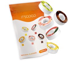 It'sgood - 5 Geurwater Pods - Geurwater Drinkfles - 5 Aroma Pods – Fruit Flavors – Drink Up & Breathe the Air of Taste - Zonder Suiker - Citroen - Sinaasappel - Watermeloen - Appel - Cola