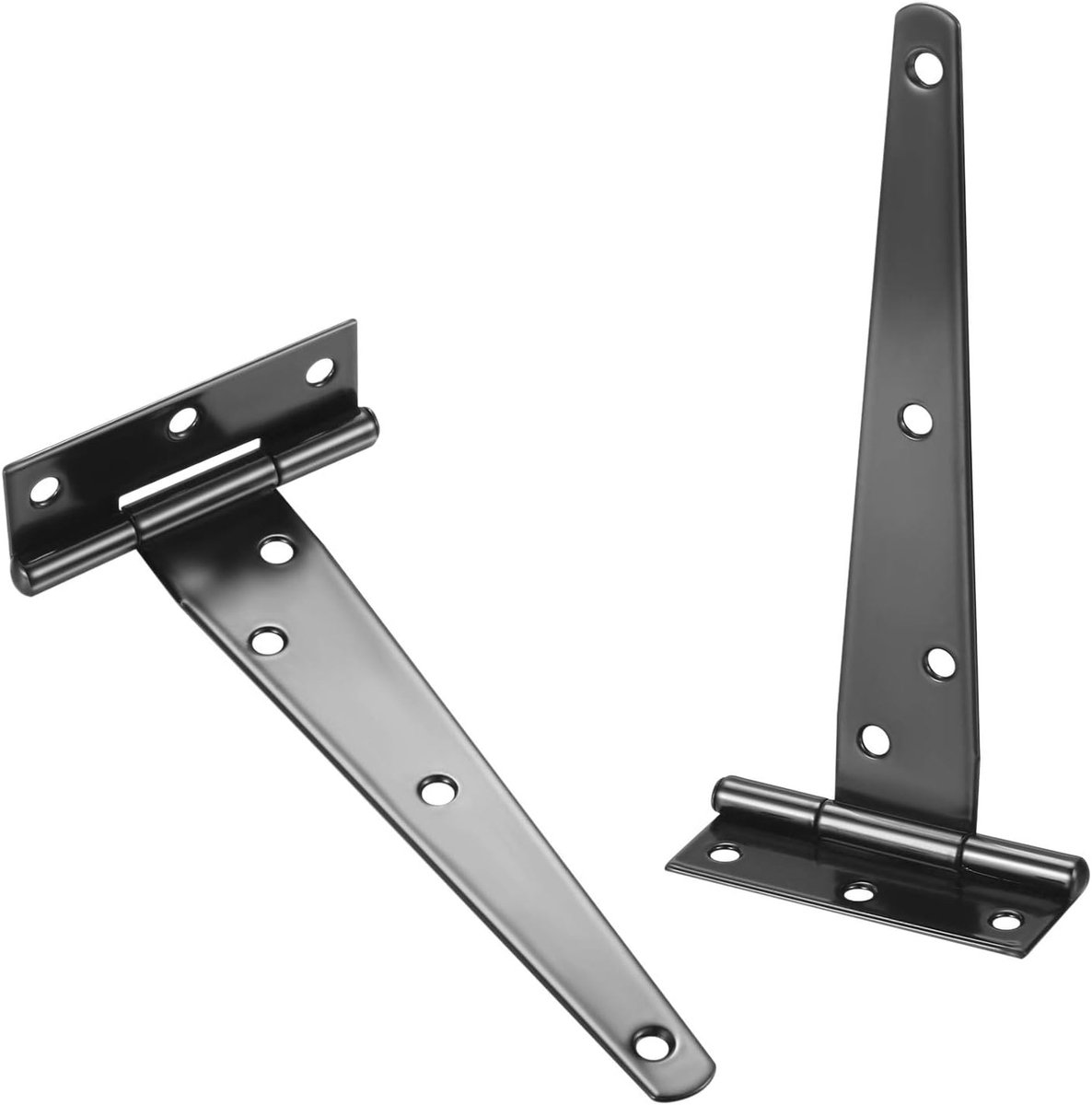 4 Pack 8 Inch T-vormig scharnier, T-vormig scharnier, driehoekig scharnier, sleufdragende deur