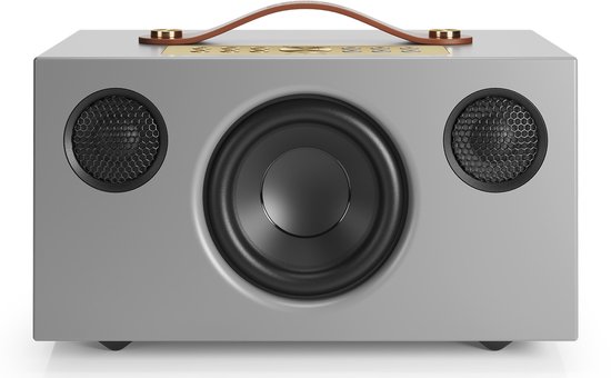 Audio Pro C5 MkII Smart Multiroom Actieve Luidspreker – 50W Vermogen – 4” Woofer & Textieldome Tweeters – Bluetooth, AirPlay 2 & Google Cast – Grijs