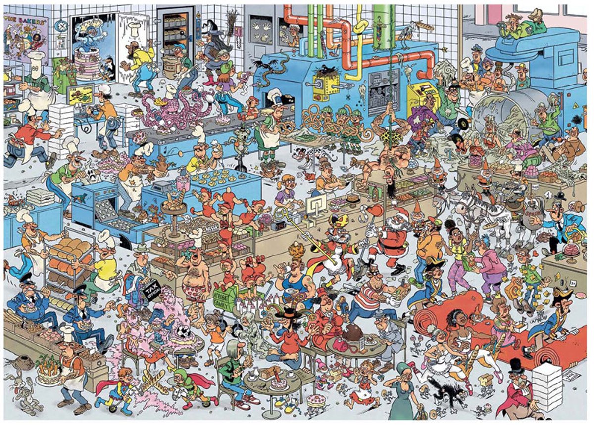 Jan van Haasteren De Bakkerij - Puzzel - 1000 stukjes