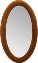 Kare Spiegel Velvet Brown Oval 150x90cm