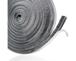 Tochtstrip - Tochtstopper - Tochtrol - Tochtband Zelfklevend - Tochtstrips voor Deuren - Deur en Raam - Tochtborstel - Rol - 5 Meter