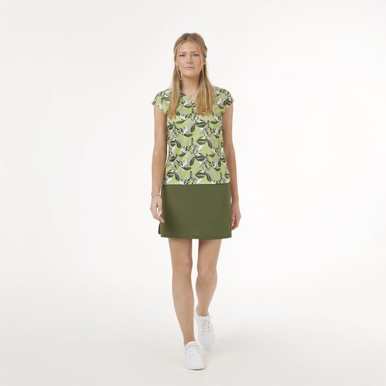 Func Factory dames Top Alice green flowers maat 42 van Func Factory — afbeelding 4
