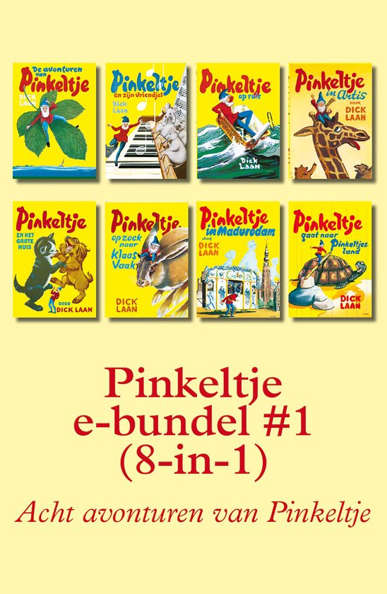 Pinkeltje 1 - Pinkeltje e-bundel #1 (8-in-1) - cover