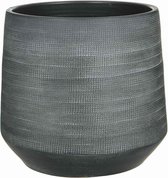 Mica Decorations pot guido rond gris taille: 32 x 36cm