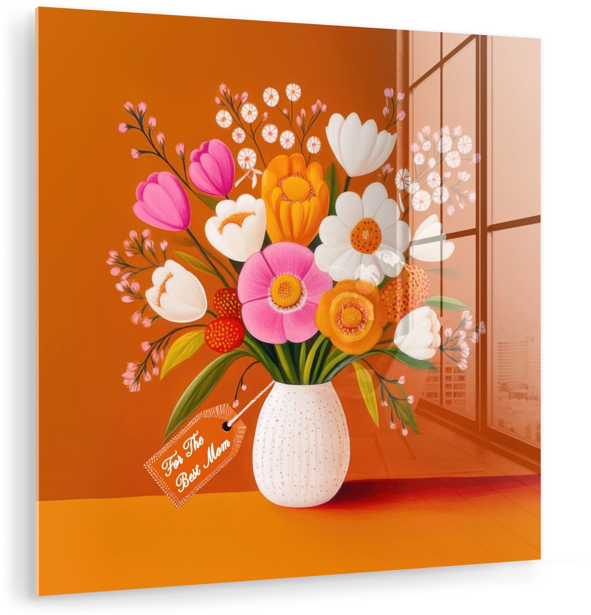 Vaas - Bloemen - Oranje
