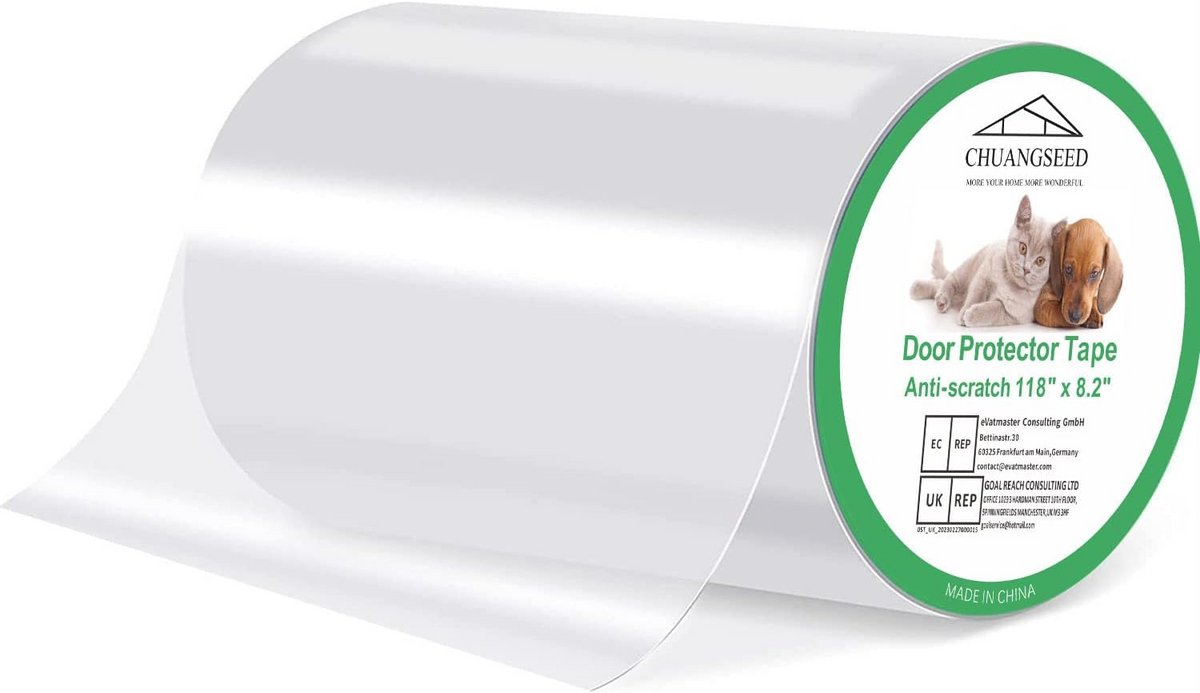 Doorbescherming tegen krabben voor huisdieren - 21 cm x 3 m