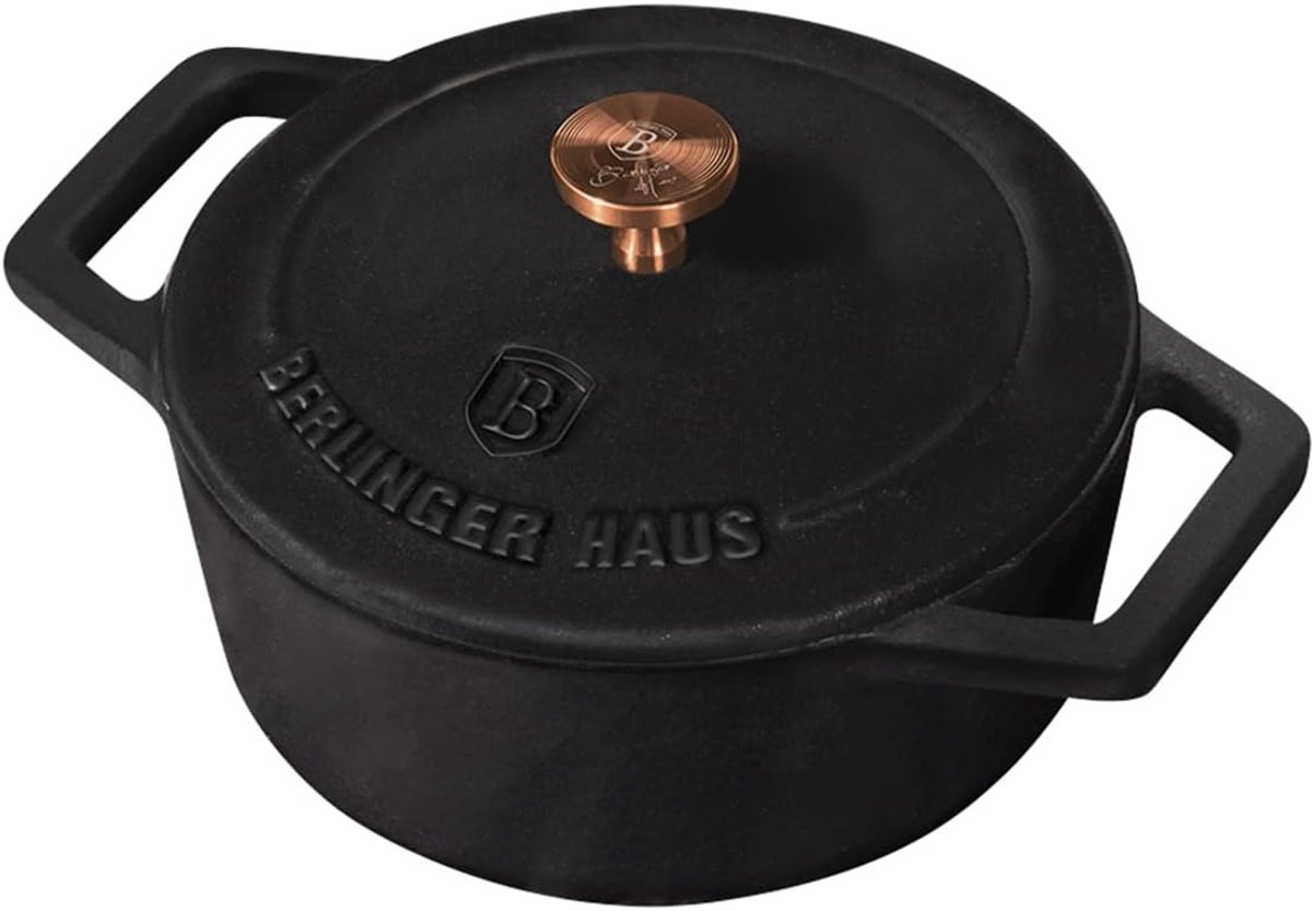 Berlinger Haus 6490 - Mini pan - 12 cm - Gietijzer - Black rose collection