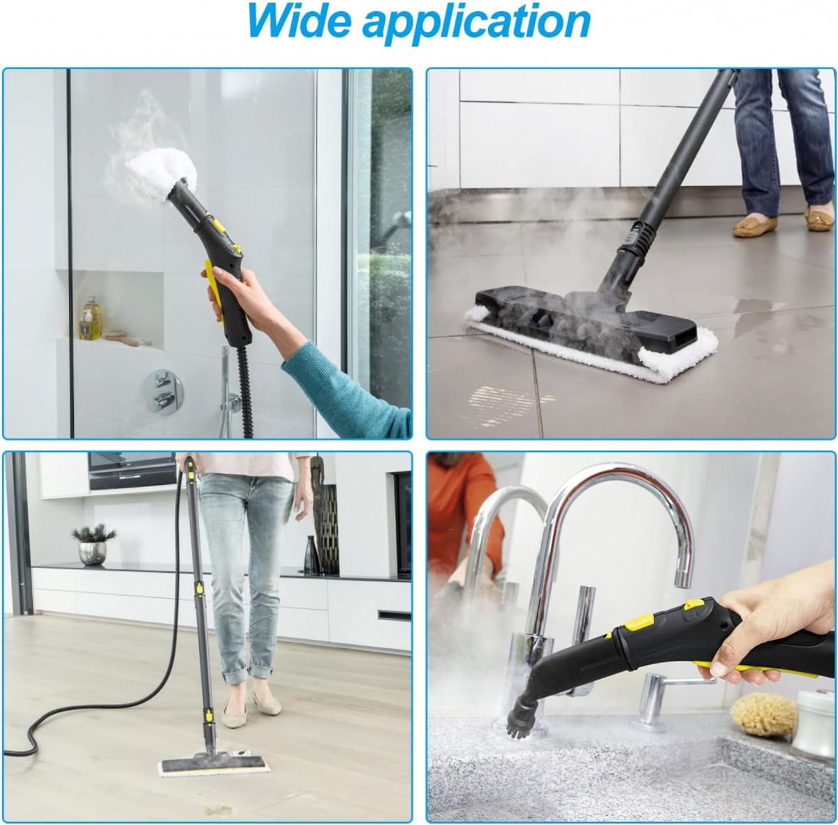 Accessoires Set Geschikt Voor Kärcher Easyfix SC2, SC3, SC4 & SC5 - Stoomreinigeraccessoires - 12-Delig - Vervangende Microvezeldoekjes - Mop Pad Dweil - Borstel voor Stoomreiniger - Stoomreiniger Vervanging Onderdelen - Krachtige Vlekverwijdering – foto 7