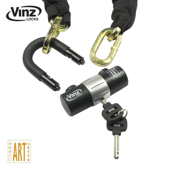 Kryptonite Evolution 1012-ketting met Geïntegreerd Slot - ART-3 Kettingslot Fiets