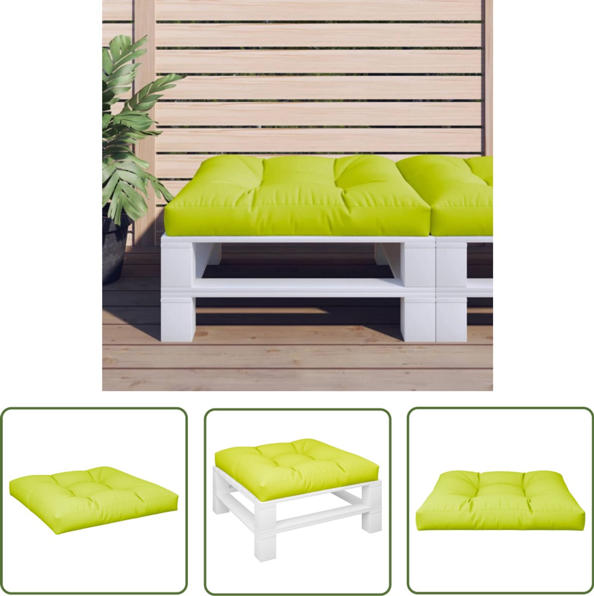Palletkussen 80x80x12 cm stof roze kopen Palletkussen 80x80x12 cm stof roze kopen