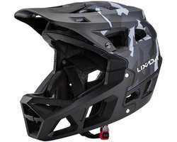 Rumi Mountainbikehelm - Fox Racing - Dropframe Pro Fiets Mountainbike MTB Helm - bike helmet Zwart - volledig gezicht bike helmet - Lichtgewicht race-downhill-berghelm - Mountainbikehelm Voor volwassenen - Helm Met ventilatieopeningen