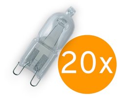 Radium Halogeen Insteeklamp G9 35W - 460lm - 2800K Warm Wit - Dimbaar - 20 stuks