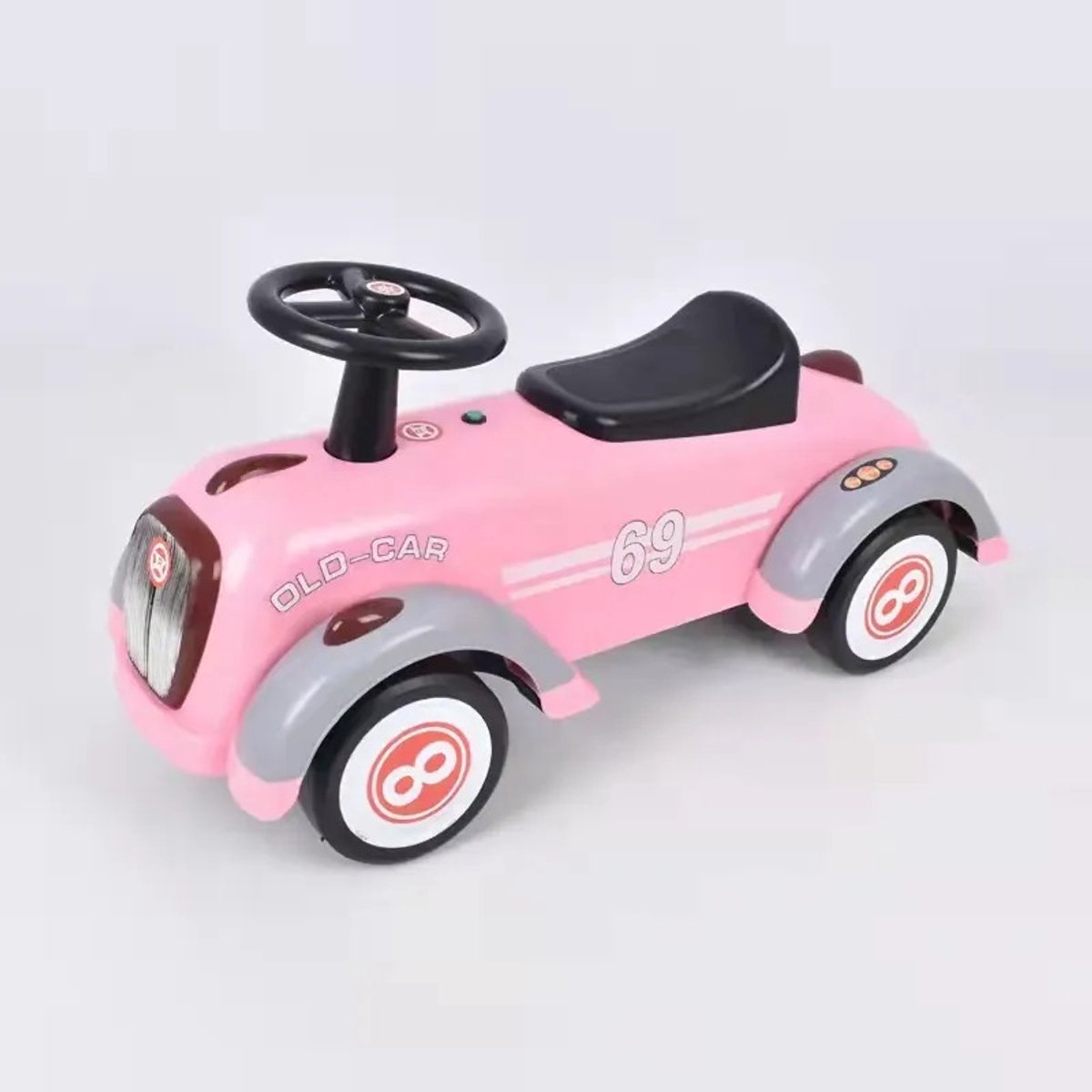 Loopauto Old Skool Roze, Loopauto Retro