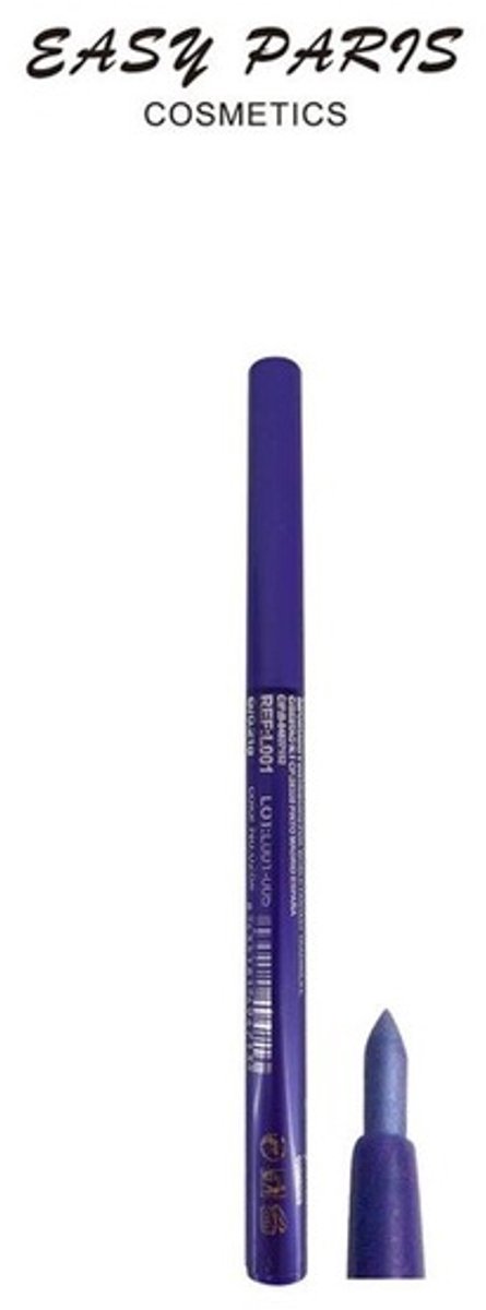 Easy Paris Cosmetics - Licht Paars - Lila oogpotlood, draaibaar / Automatic Eye Pencil - Waterproof - Nummer 028 Lila - 1 stuks