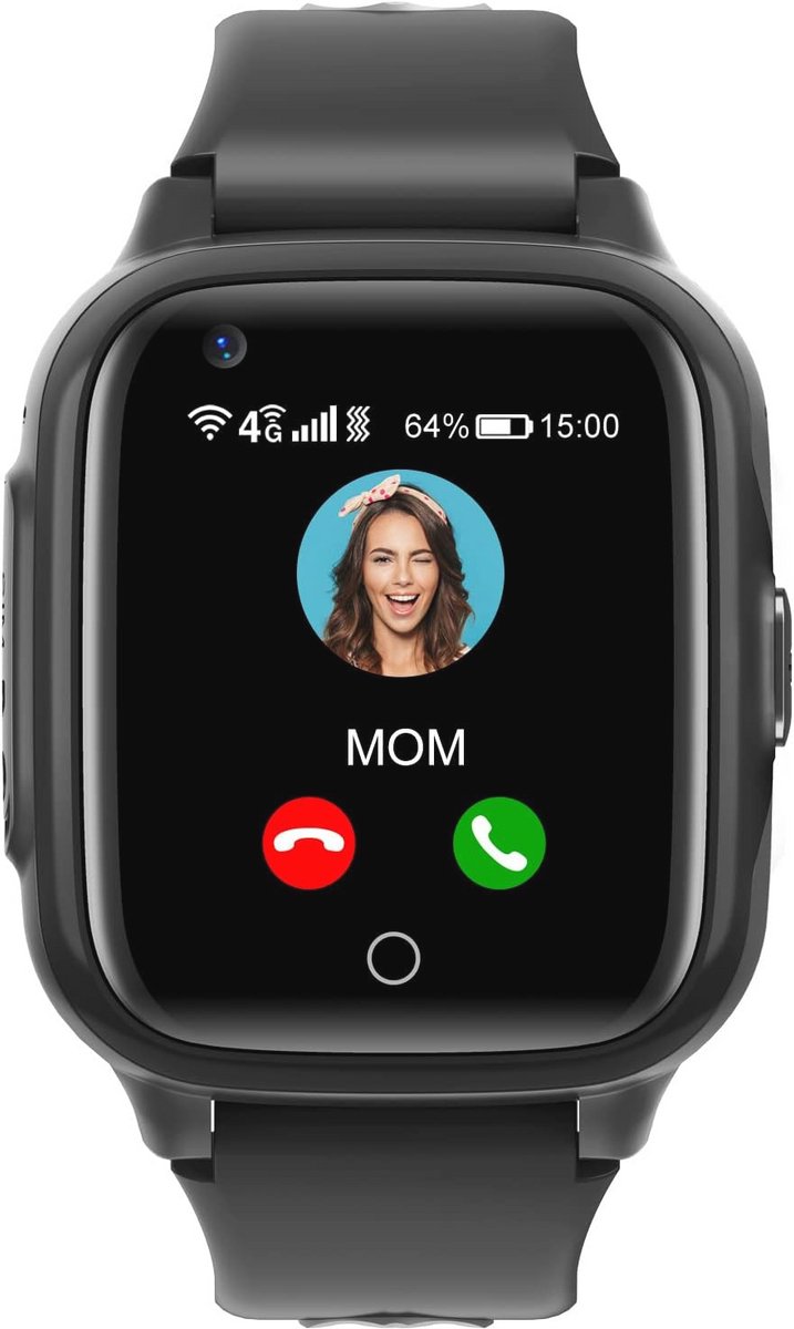 GPS Smartwatch voor Kinderen met 4G Video-oproep en Waterdichte Functies