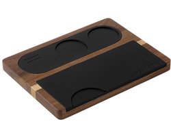 MHW-3BOMBER tamp station – houten houder voor tampers, verdelers en puck screens
