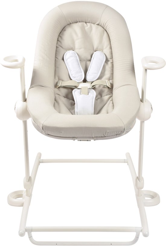 Béaba Sitter Relax Up & Down Plus - 4 Verstelbare Hoogtes - Tem 9 kg / 9 maanden - Inclusief Zitverkleiner - Sea Salt - Wipstoel van Merkloos — afbeelding 4