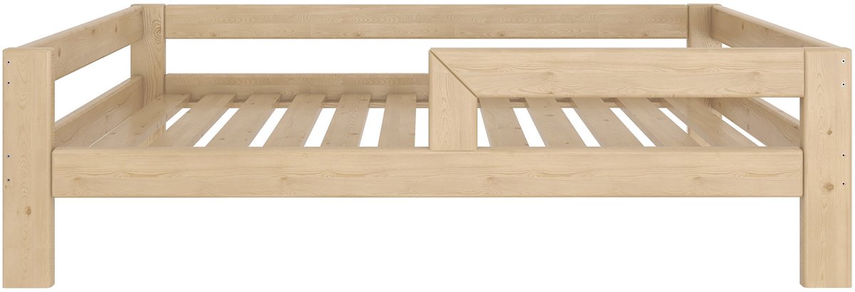 Need Sleep - Peuterbed met Valbeveiliging - Montessori Kinderbed - Hout - Inclusief Lattenbodem - 90x180 cm