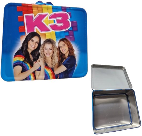 K3 lunchtrommel - Aluminium - Met handsvat - School- Back to School