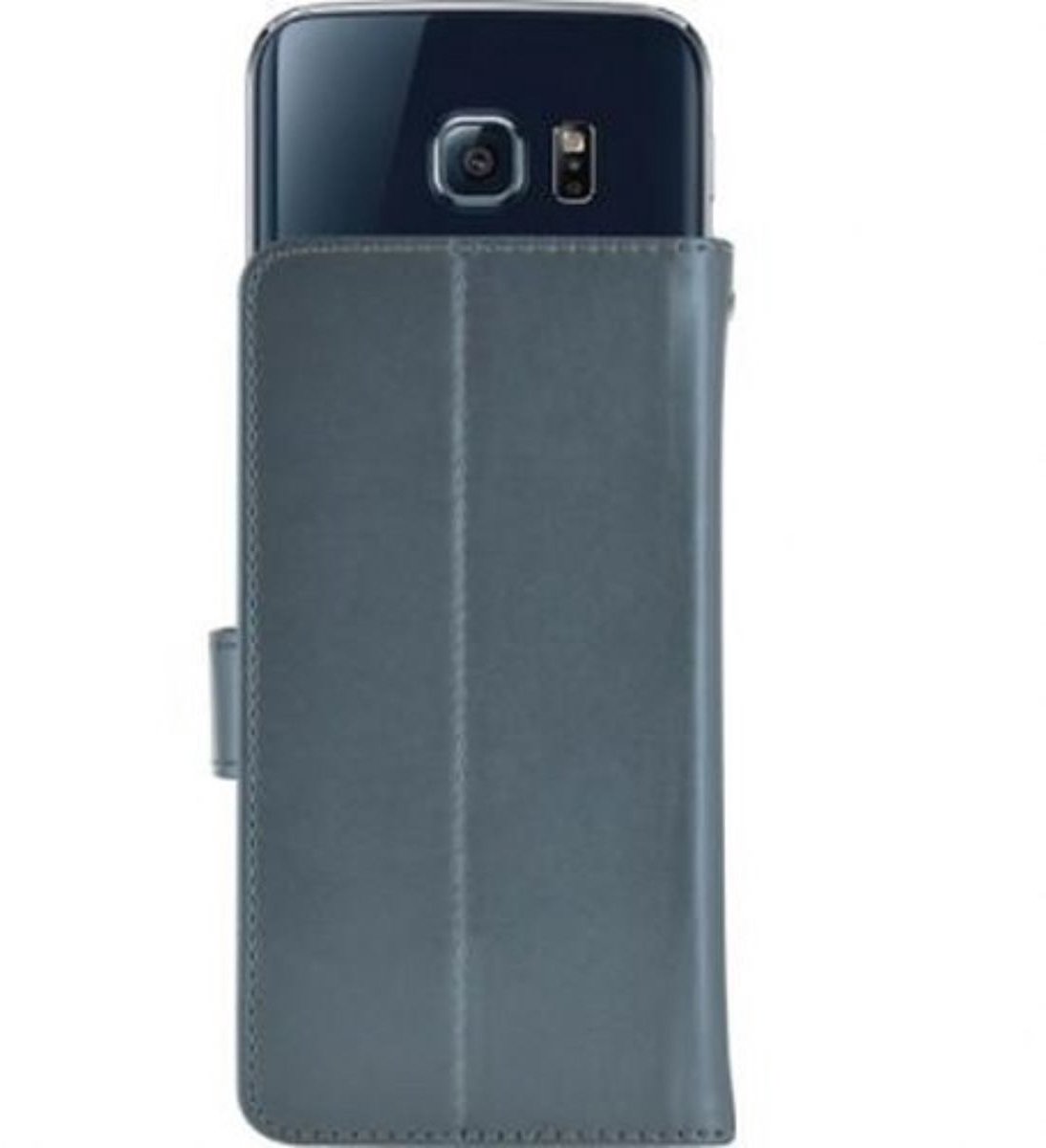 Bigben Connected, Hoesje geschikt voor Universele Smartphone Maat L - Folio Wallet met Kaarthouder & Lipsluiting, Grijs