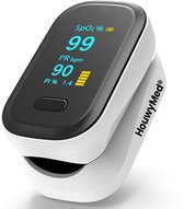 Professionele Saturatiemeter - Oximeter Pulse - HouwyMed - Wit - Zuurstofmeter Vinger - Best Getest - Hartslagmeter - Oximeter - Saturatiemeter Zuurstofmeter Vinger