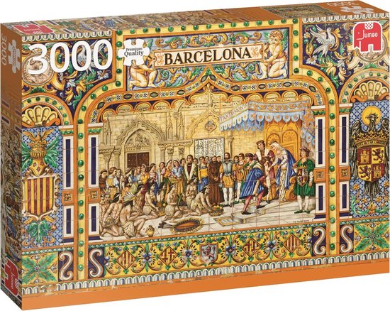 plannen slijtage tekort Jumbo Premium Collection Puzzel Tegels uit Barcelona - Legpuzzel - 3000  stukjes | bol.com