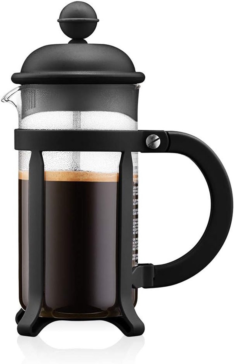 Java-koffiezetapparaat 3 kopjes 035 l Mehrla Gig zwart 75 x 135 x 189 cm - Bodum 1903-01 stainless steel press