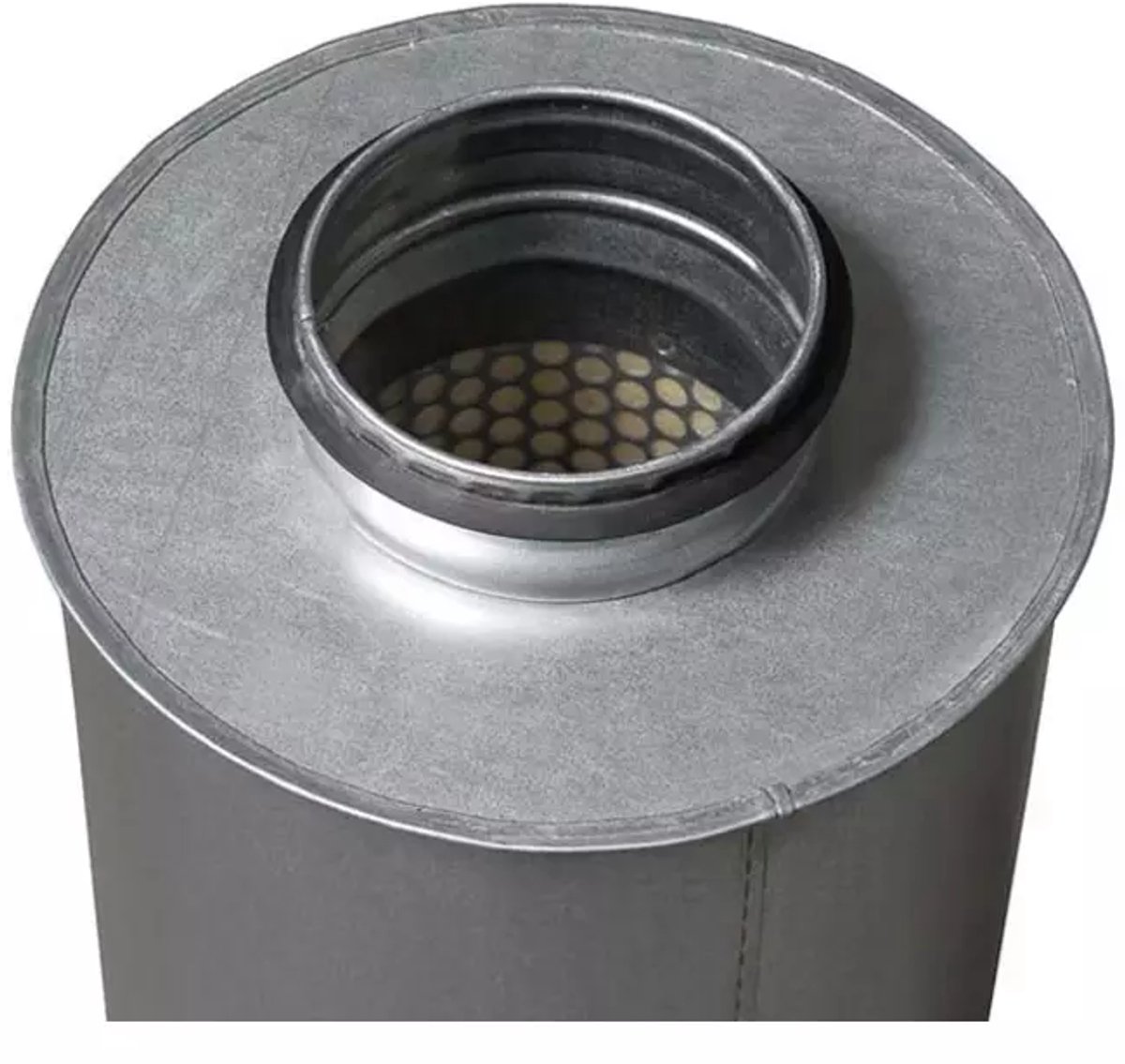 Ronde geluiddemper diameter 160 mm - lengte 600 mm (100 mm isolatie)
