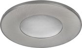 IP44 LED inbouwspot Elif -Rond RVS Look -Warm Wit -Dimbaar 4W -Philips