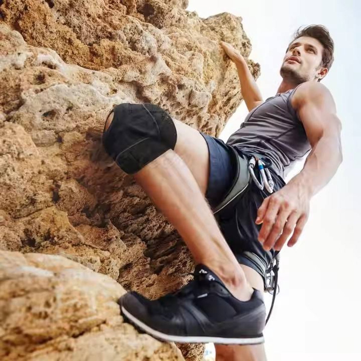 Kniebandage - Kniebandage ondersteuning knie - Verstelbare Neopreen Kniebrace - Kniebraces voor mannen en vrouwen - Kniesteun - Zwart — afbeelding 2
