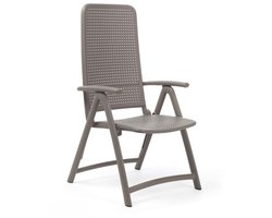 Nardi tuinstoel Darsena - verstelbare stoel - kunststof - taupe