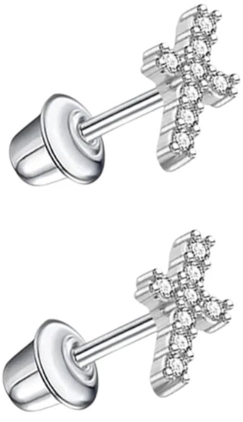 Limerencia titanium oorbellen voor dames meisjes, G23 hypoallergene medische oorbellen, nikkel-vrije gezondheid studs voor gevoelige oren (Opaal drievuldigheid