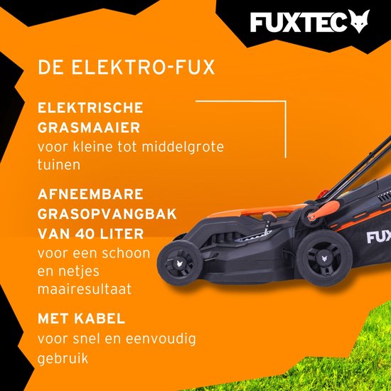 FUXTEC Elektrische Grasmaaier met Kabel FX-RME38 van FUXTEC — afbeelding 3