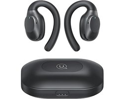 Manike USAMS EM20 Draadloze Earhook Oordopjes – Sport Bluetooth Oordopjes met Lange Batterijduur en Waterbestendig Ontwerp - 35 uur speeltijd - IP55 Waterbestendig - Hardlopen - Zwart