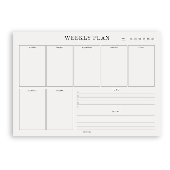 PLANBERRY Wekelijkse planner groot