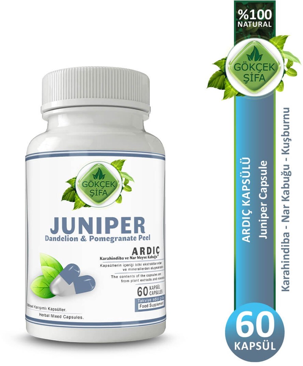 Goedkoopste Jeneverbes Extract Capsule - 60 Capsules - Geen Chemische toevoegingen - 1 CAPSULE 1000 MG EXTRACT - Diuretisch, Zweetopwekkend, Galverhogend, Bloeddrukverlagend, Spijsvertering - 60.000 mg Kruidenextract - Juniper