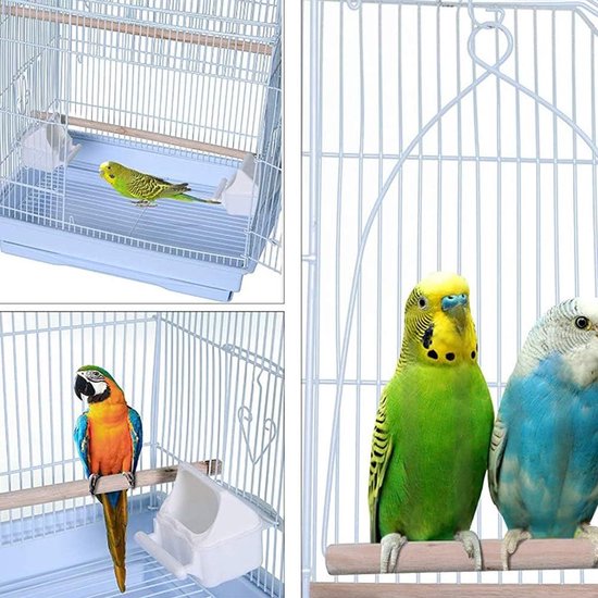 Vogel Zitstok Natuurhout| Happy Pet | Hout | 20, 30 of 35 CM lang