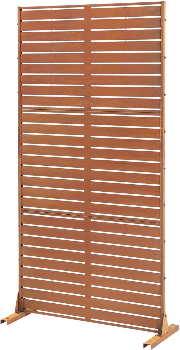 Scheidingswand Nodepp privacyscherm 180x90x40 cm patina casa.pro