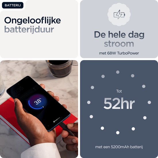 Motorola edge 60 fusion - 8/256GB - Slipstream (Grijs)