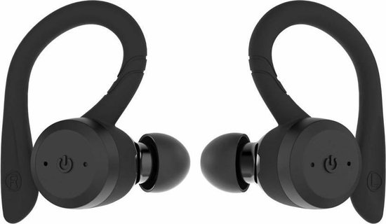 Ban rand verwerken CARAMELLO Draadloze oordopjes - Bluetooth 5.0 - Zwart - Waterproof | bol.com