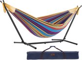 Vivere Dubbele Hangmat met Standaard - Tropical
