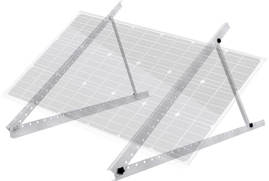 Zonnepaneelhouder 41 Inch Universele Klem voor PV Module 200-350W Zonnepaneel met Verstelbare Hoek Balkon Power Station Beugel, 2 stuks