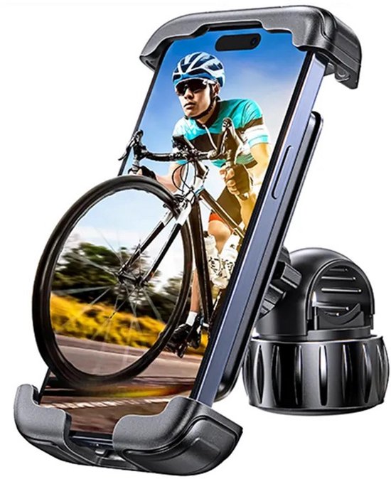Lisen-De Ultieme Fiets/Motor Telefoonhouder – Sterk-Veilig, Stabiel en Makkelijk te Installeren-Smartphones van 4,5 tot 7 inch