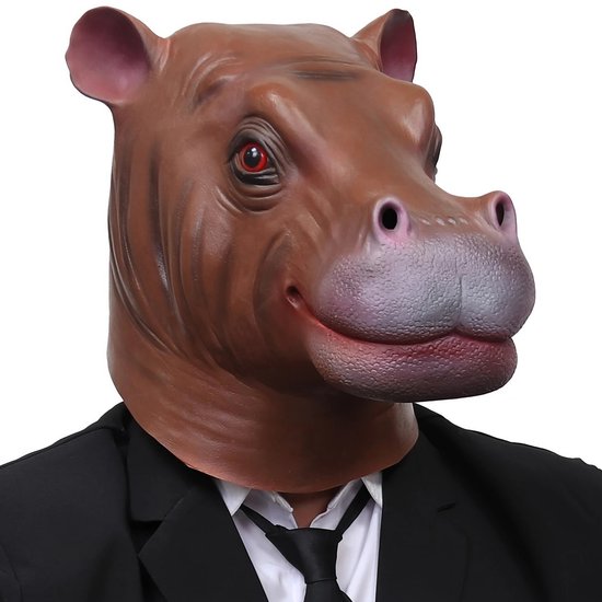 Nijlpaard masker - Jungle masker - Vis masker - Dieren Masker - Grappig Masker - Halloween Masker - Carnaval Masker - Eng masker - Scary masker - Dieren kostuum
