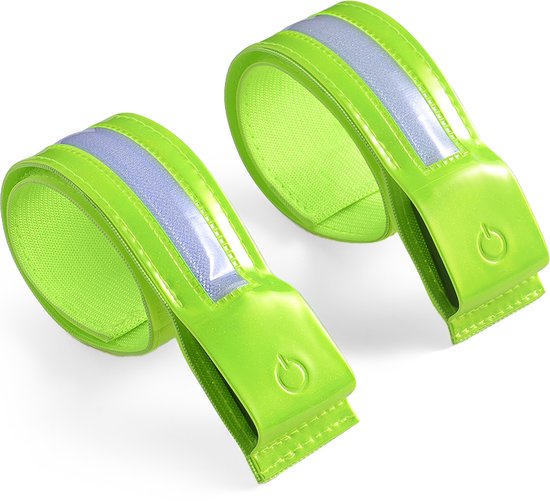 Hardloop Verlichting Reflecterende Armbanden Voor Hardlopen – Hardloopverlichting Oplaadbaar Wandelverlichting Oplaadbaar – USB oplaadbaar – 11 lichtstanden –2 stuks
